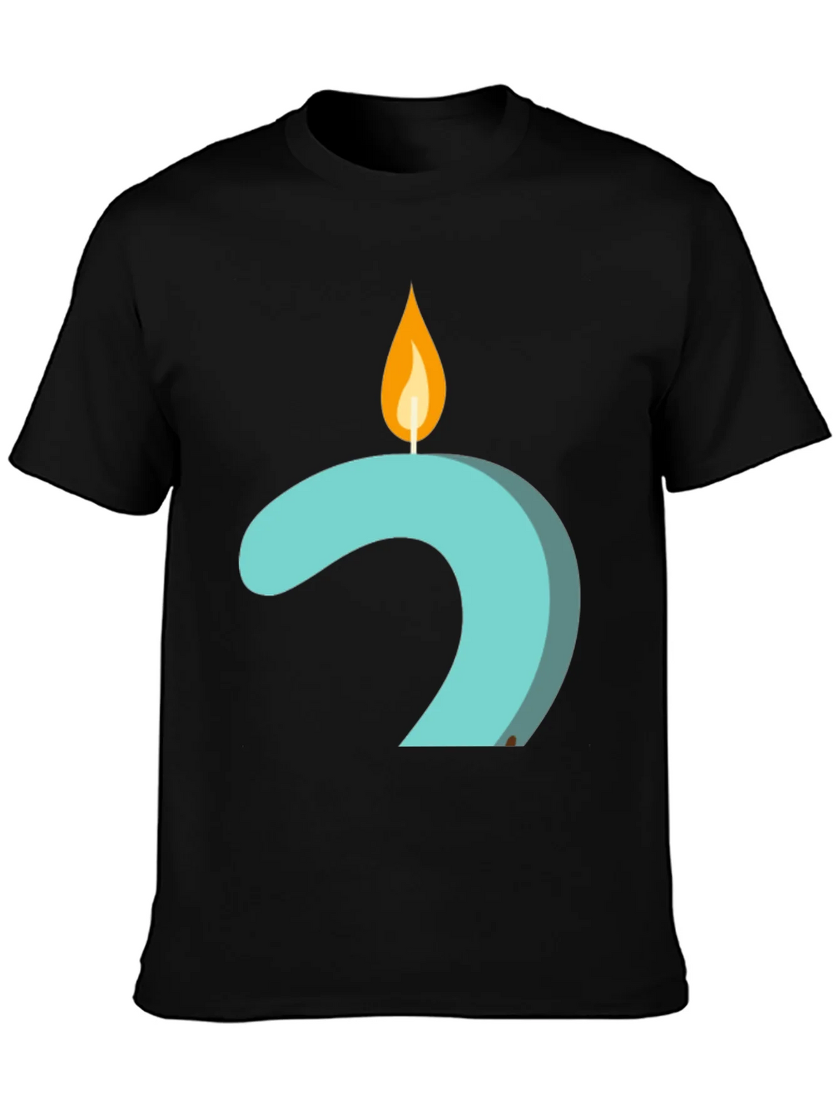 Candle Number 2 Graphic Tee - Black product image 6