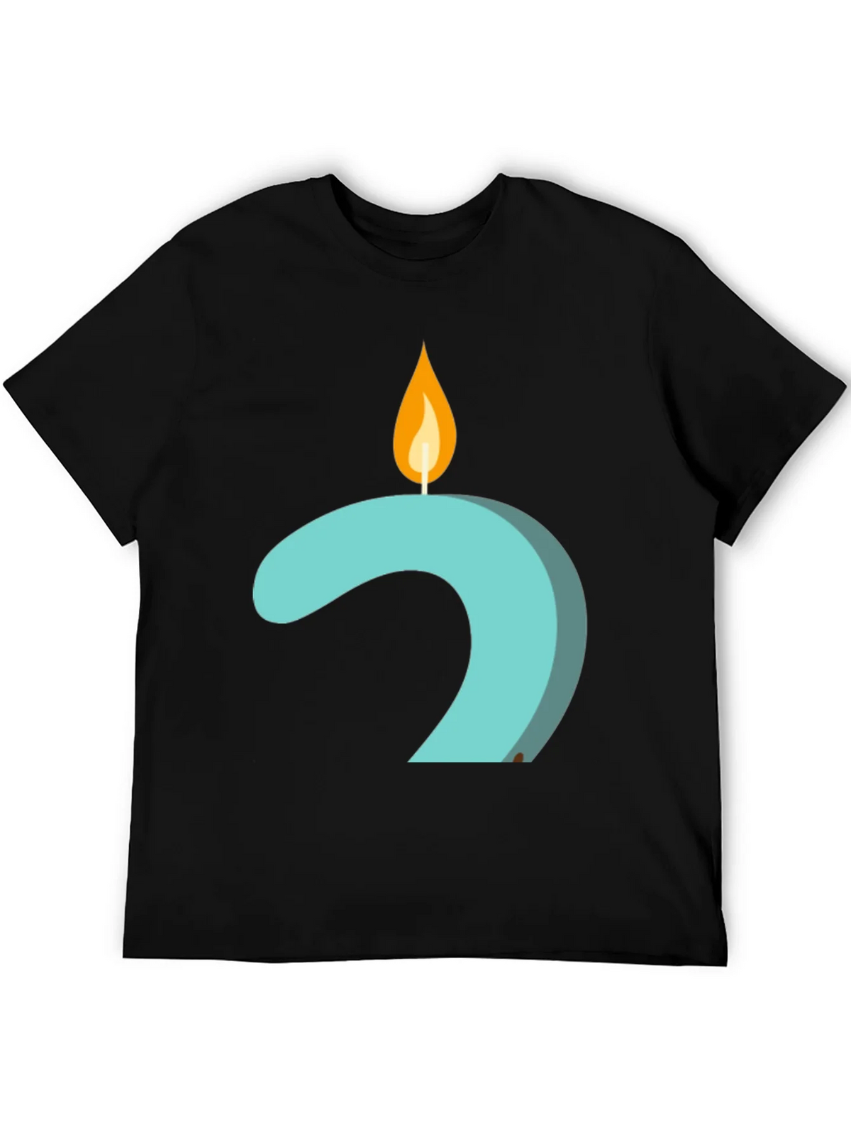 Candle Number 2 Graphic Tee - Black product image 8