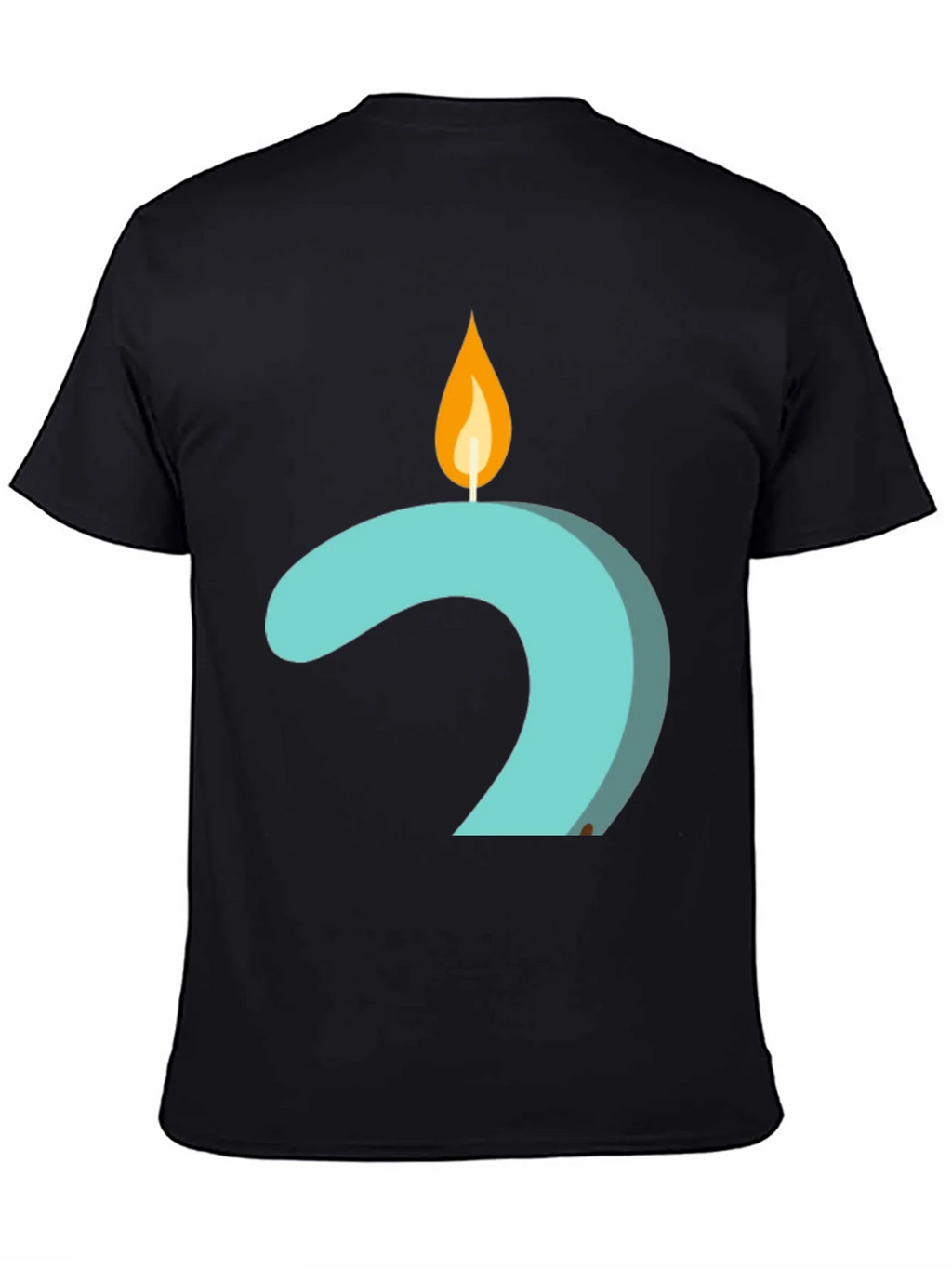 Candle Number 2 Graphic Tee - Black product image 7