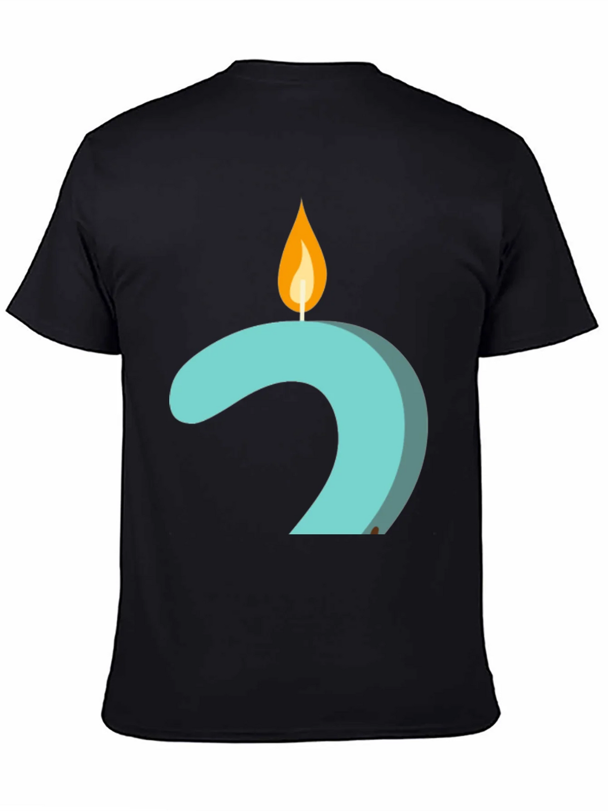 Candle Number 2 Graphic Tee - Black product image 7
