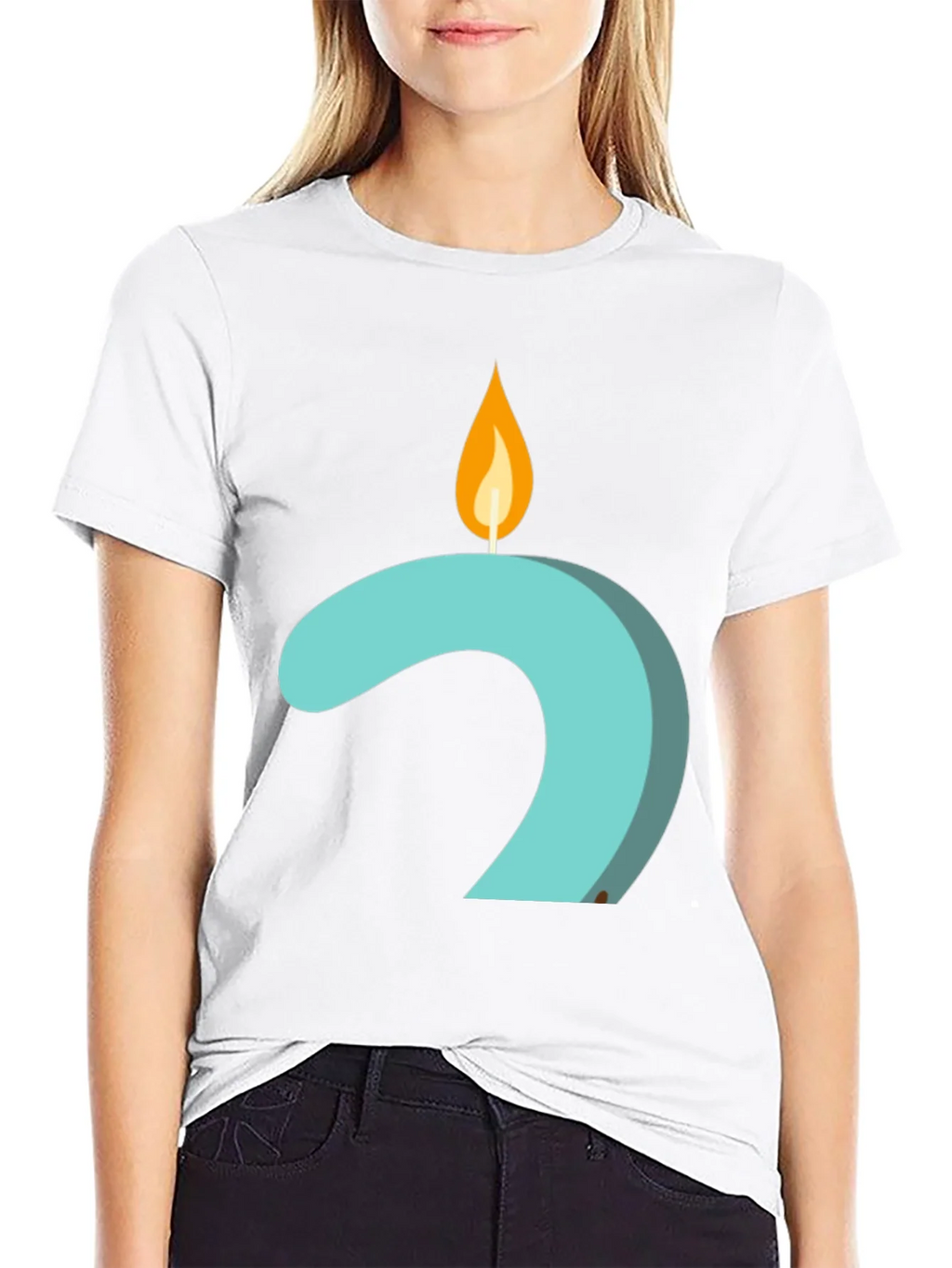Candle Number 2 Graphic Tee - Black product image 11