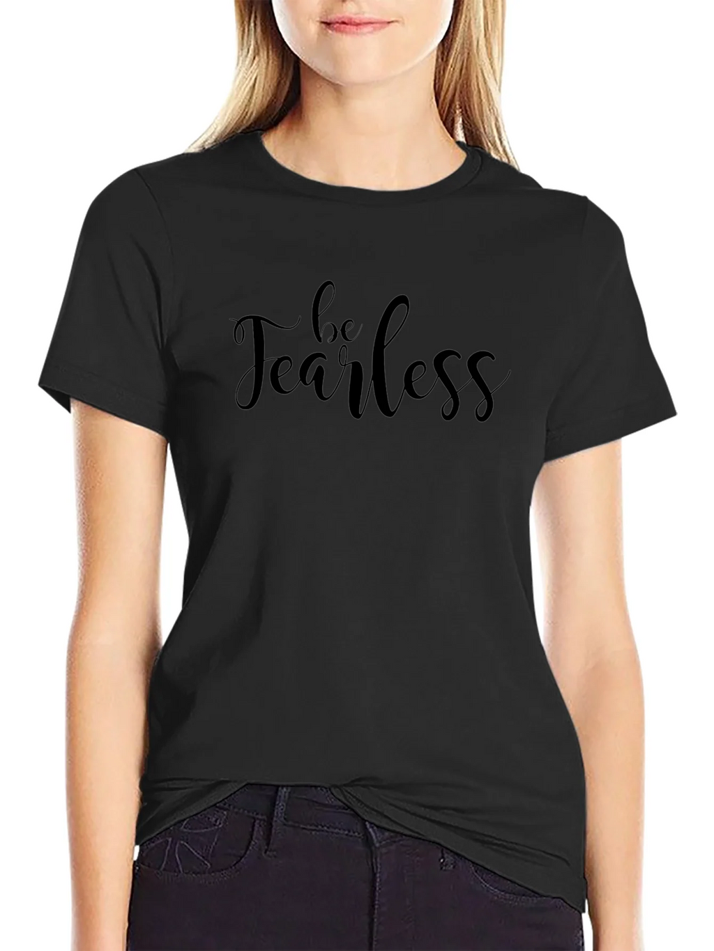 Be Fearless Graphic T-Shirt - Black product image 2