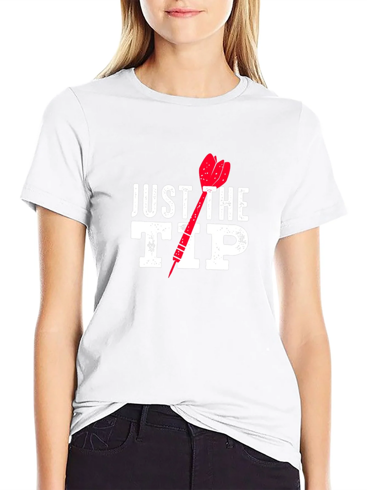 Just The Tip Funny Dart T-Shirt product image 11