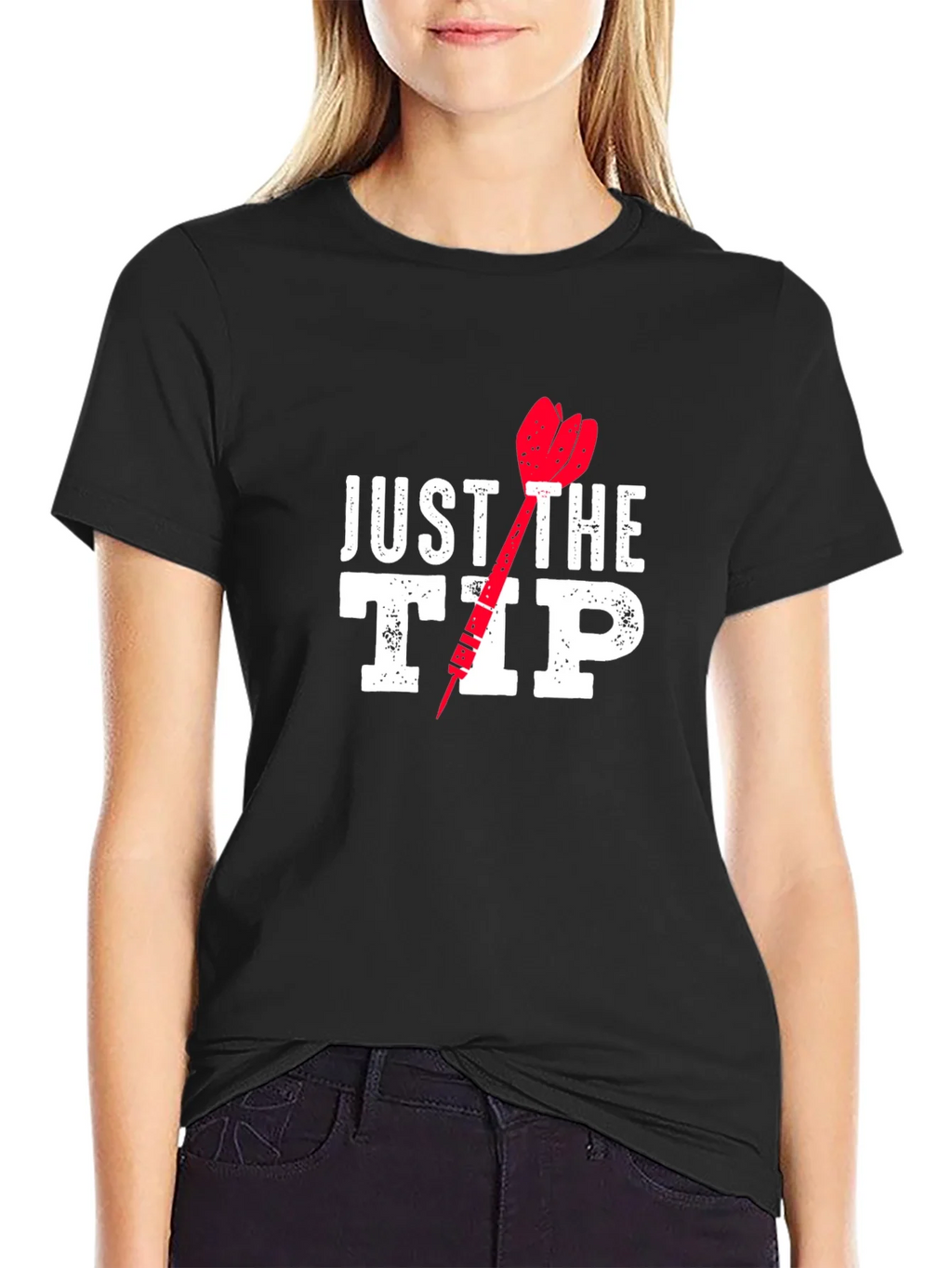 Just The Tip Funny Dart T-Shirt product image 5