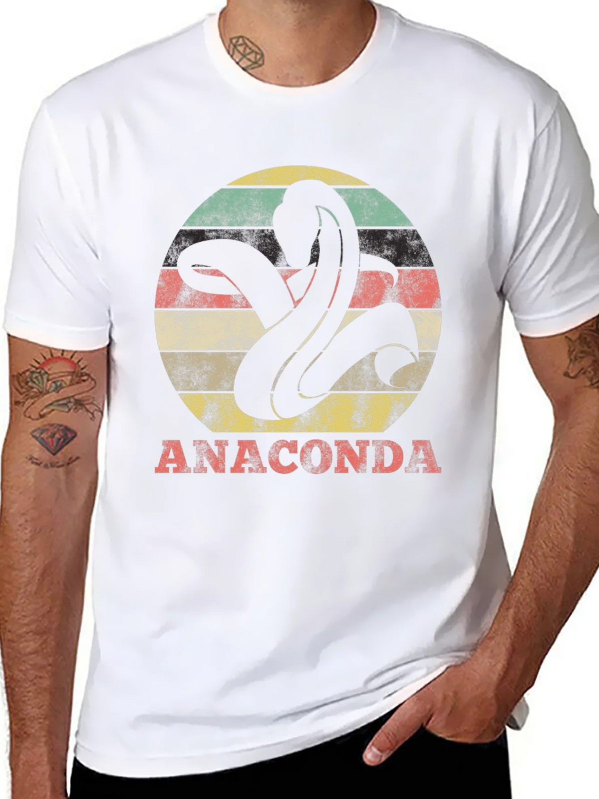 Anaconda Snake Graphic Tee - Retro Style product image 10