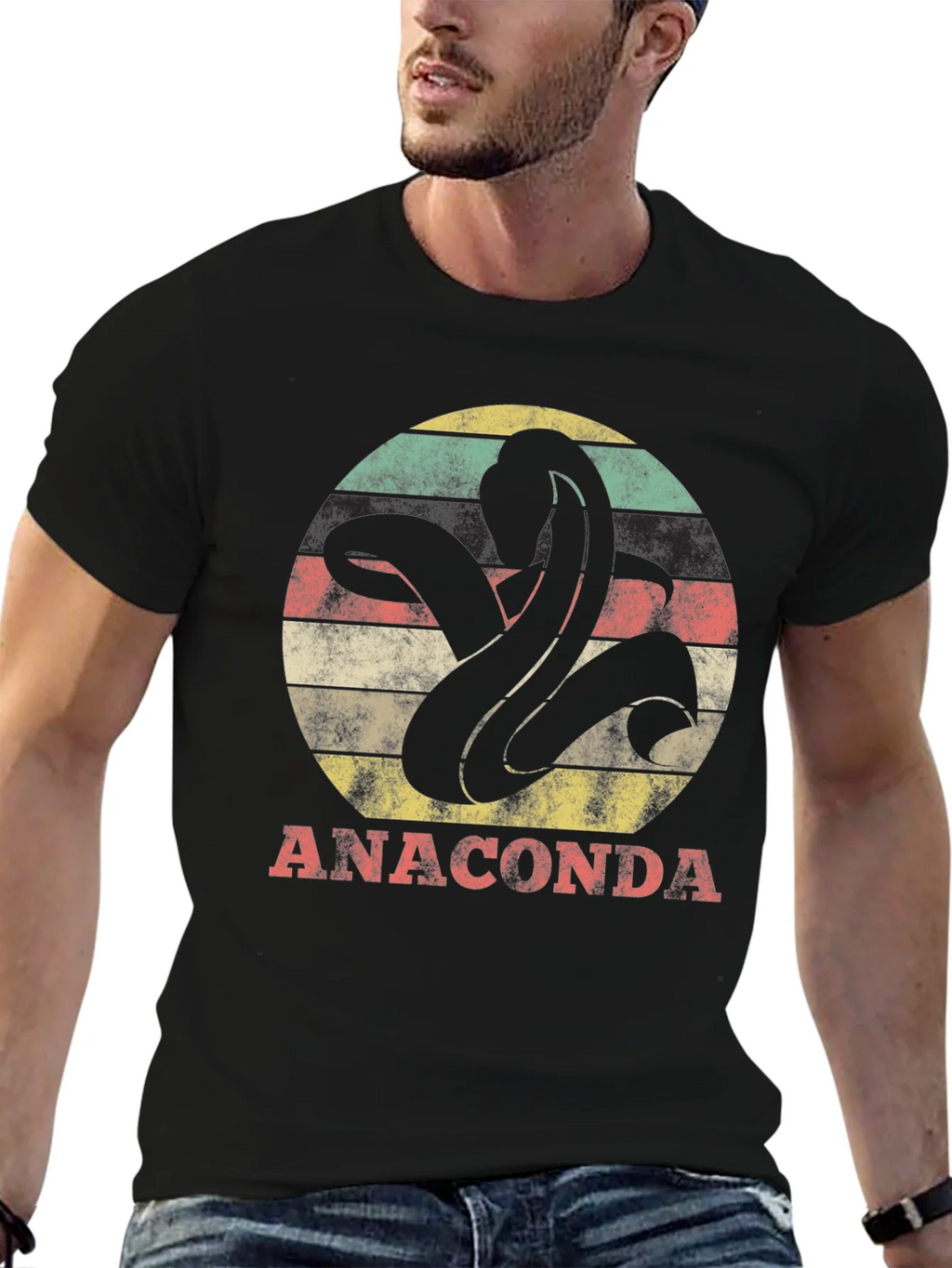 Anaconda Snake Graphic Tee - Retro Style product image 9