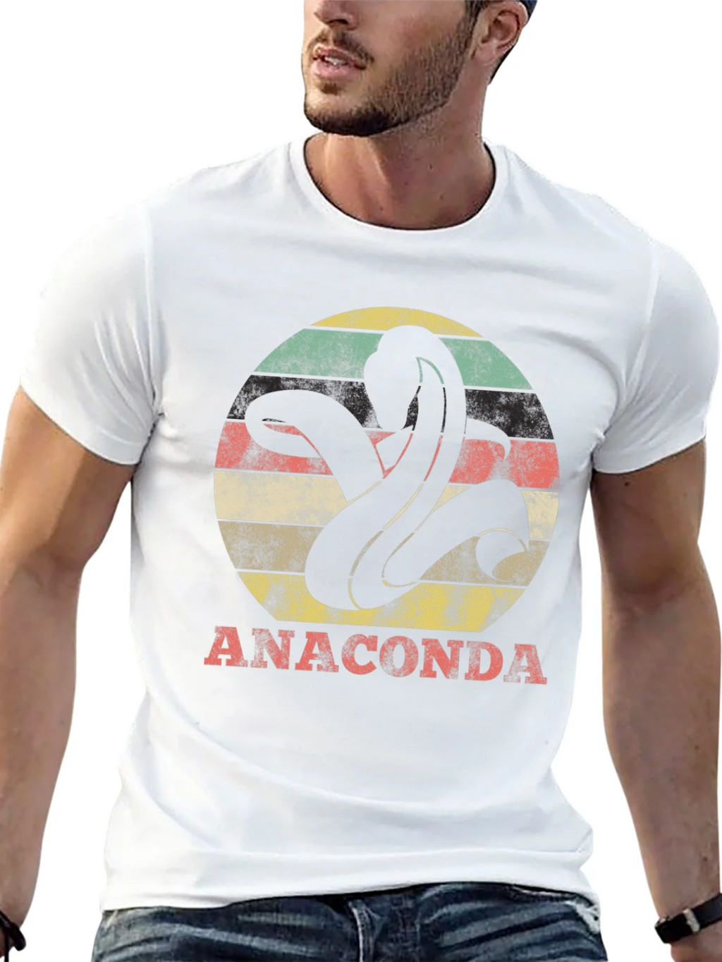 Anaconda Snake Graphic Tee - Retro Style product image 4
