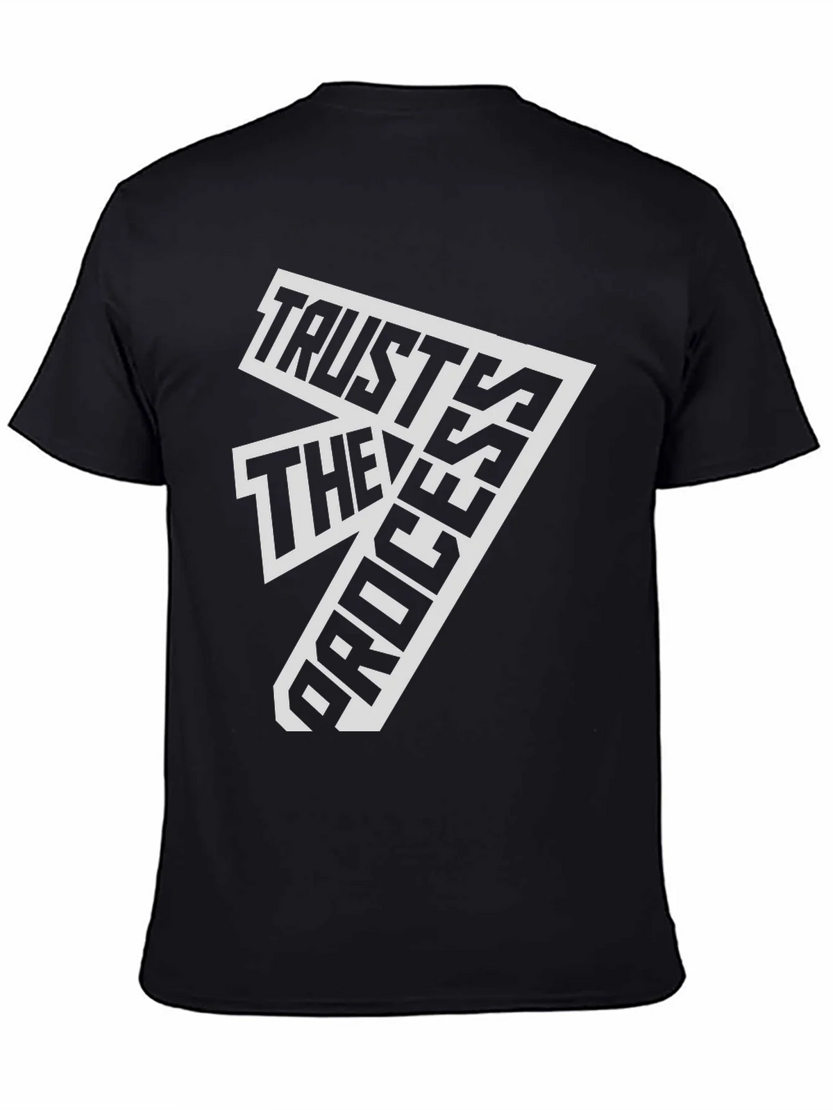 Trust The Process Black Graphic Tee product image 5