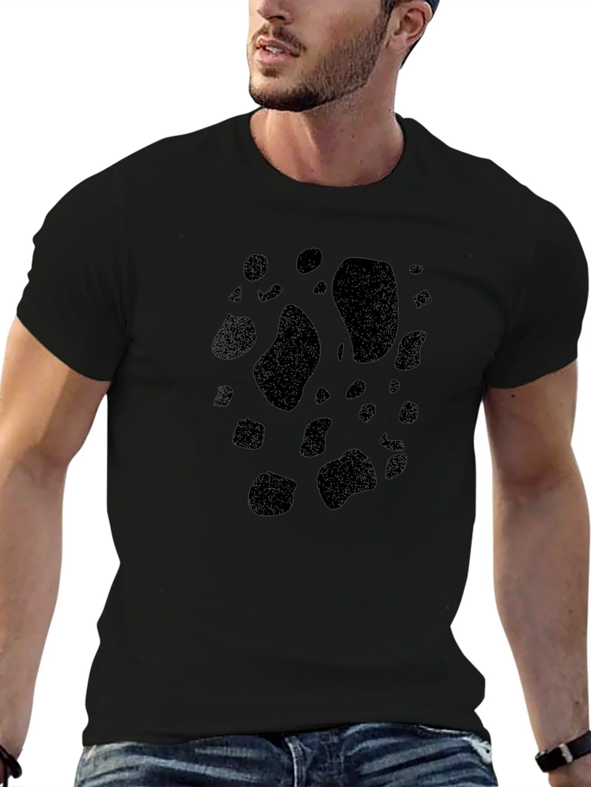 Black Cow Print T-Shirt product image 9