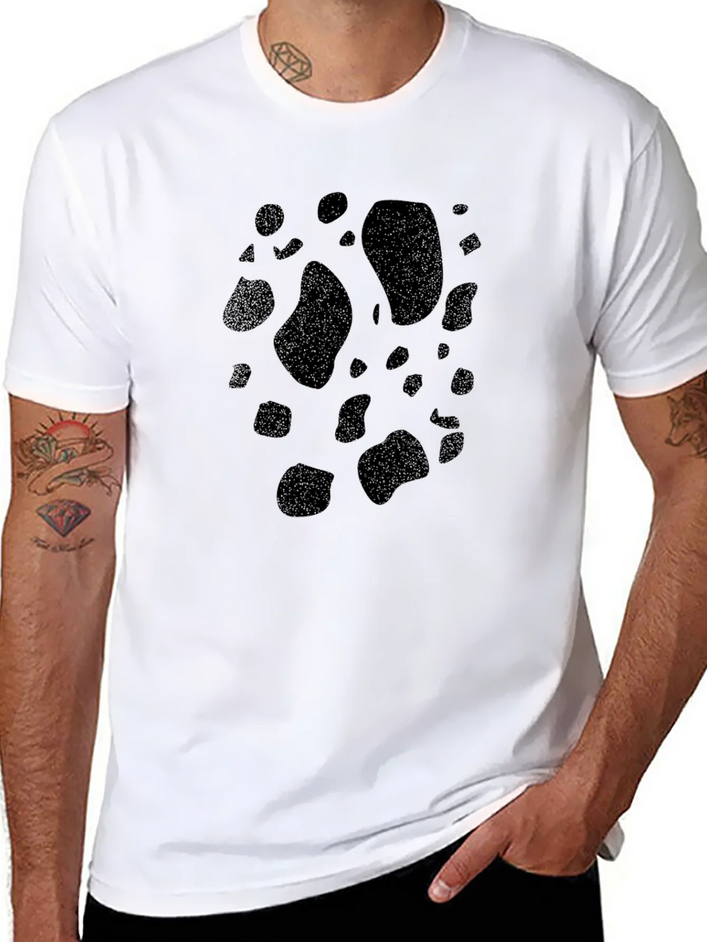 Black Cow Print T-Shirt product image 10