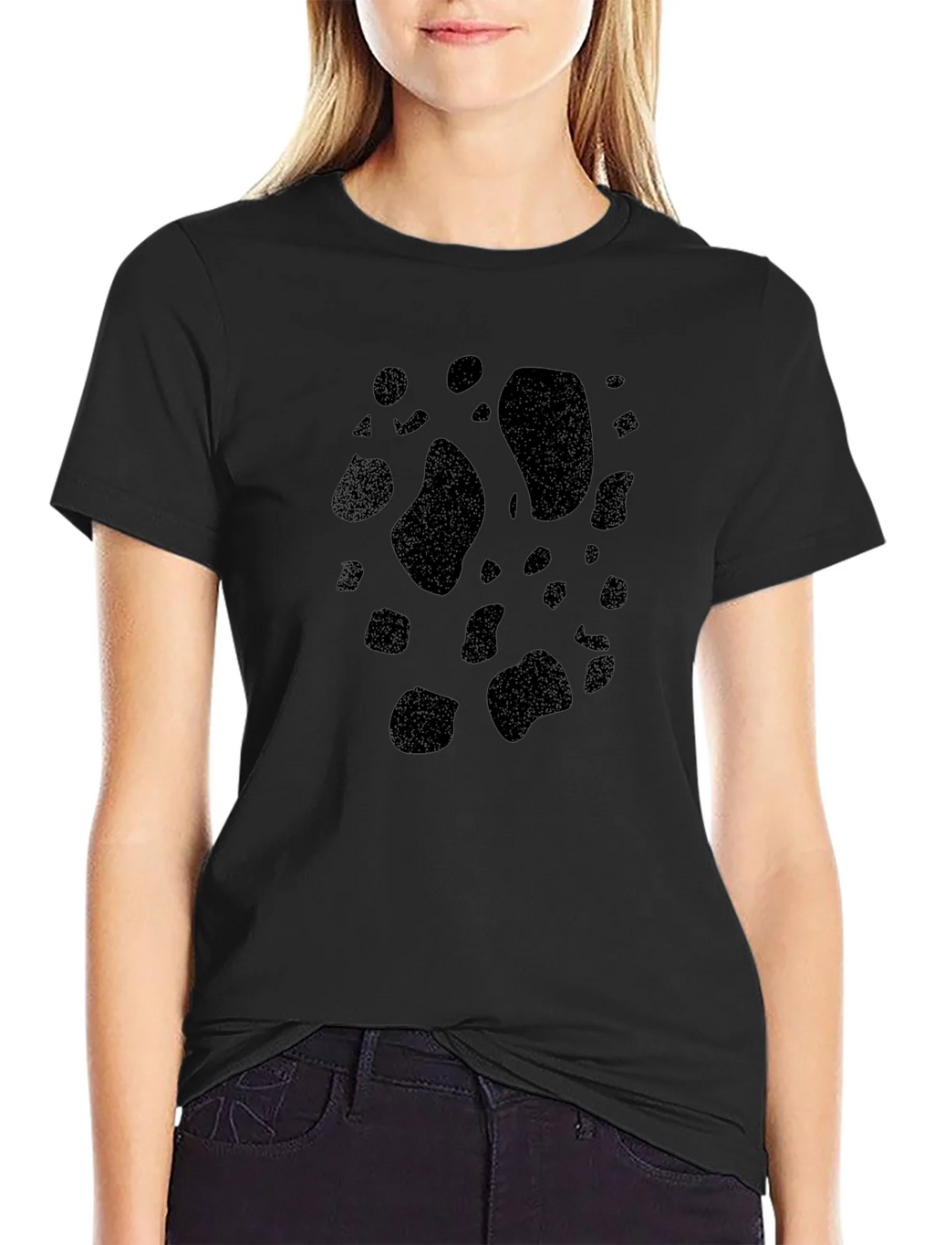 Black Cow Print T-Shirt product image 5