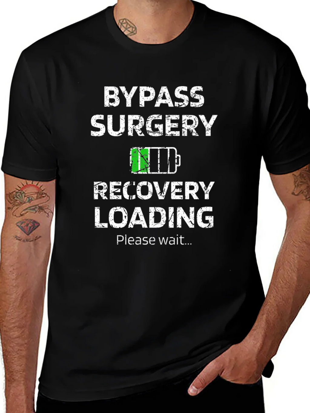 Bypass Surgery Recovery Loading Graphic T-Shirt product image 1