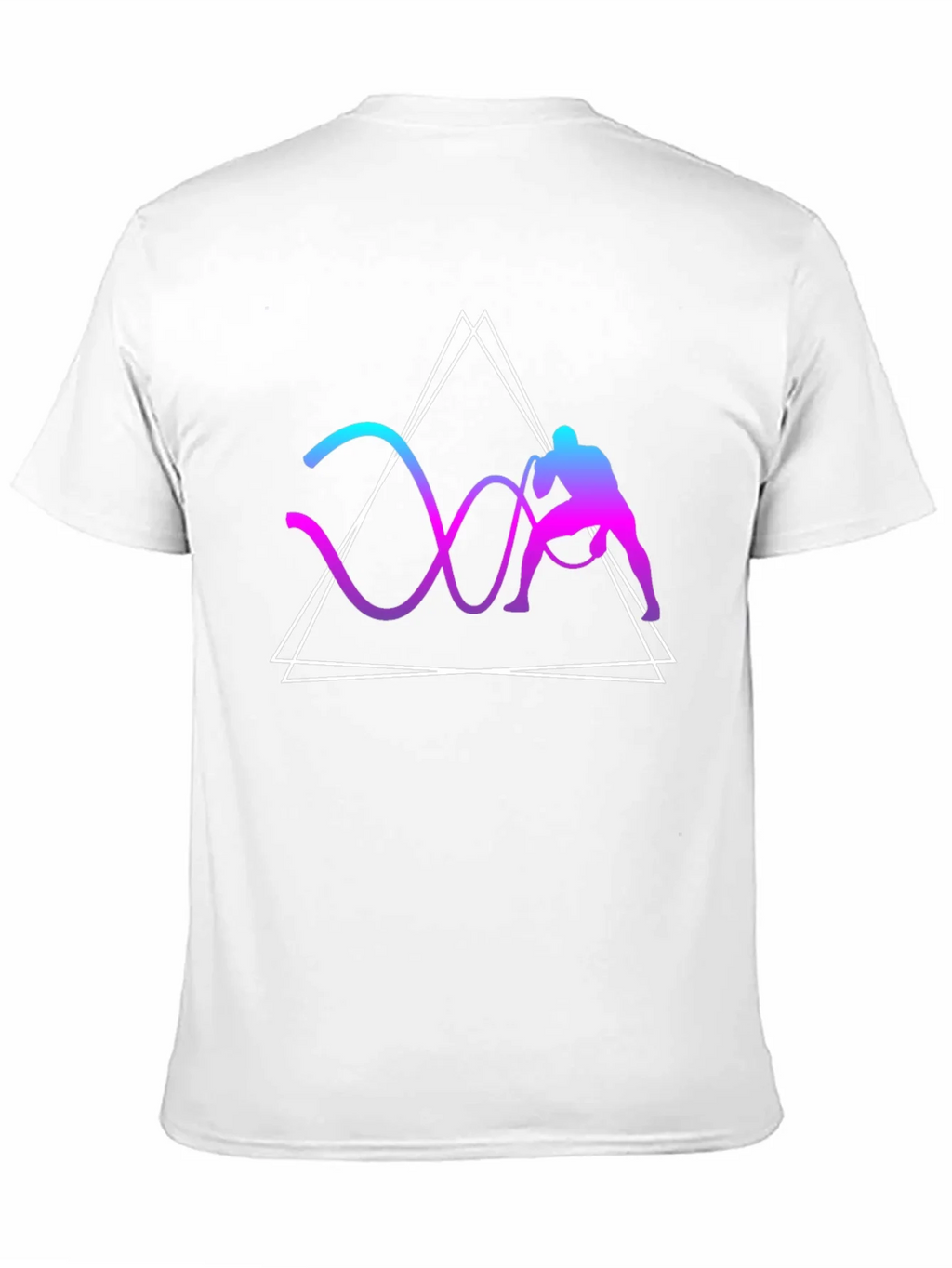 Geometric Battle Rope Training Graphic Tee product image 2