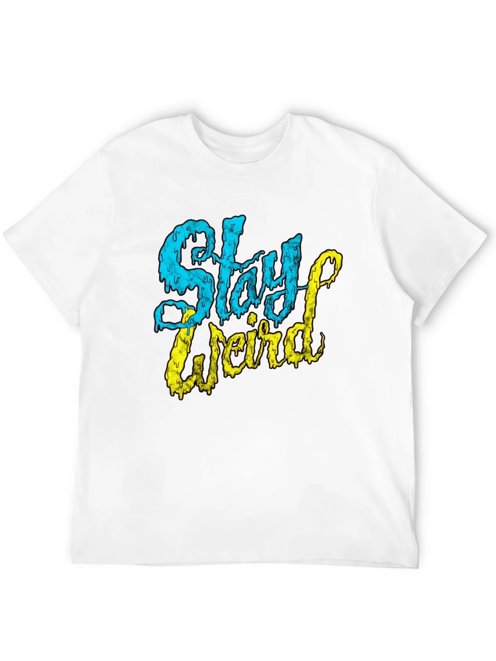 Stay Weird Graphic T-Shirt - Black Tee product image 3