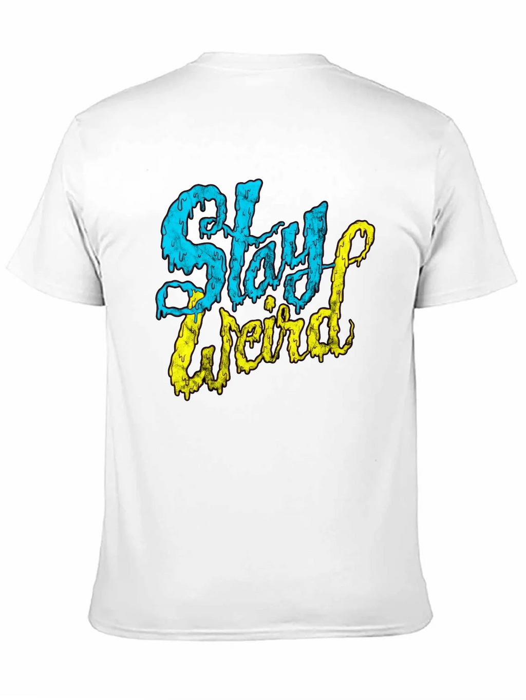 Stay Weird Graphic T-Shirt - Black Tee product image 2