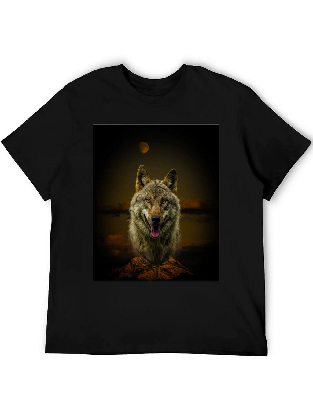 Wolf Graphic Print Tee product image 8