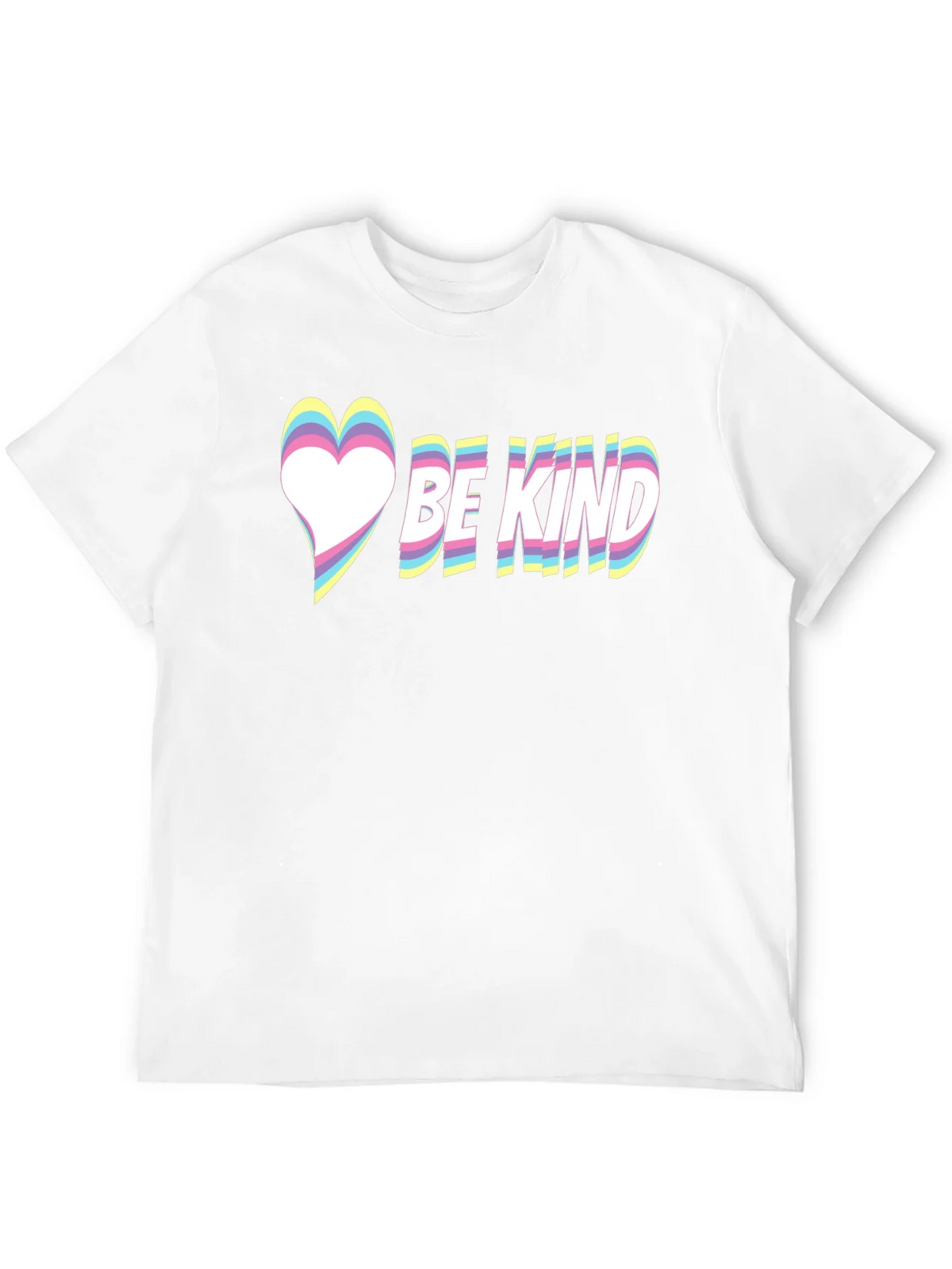 Be Kind Heart Graphic Tee - Black Casual T-Shirt product image 3