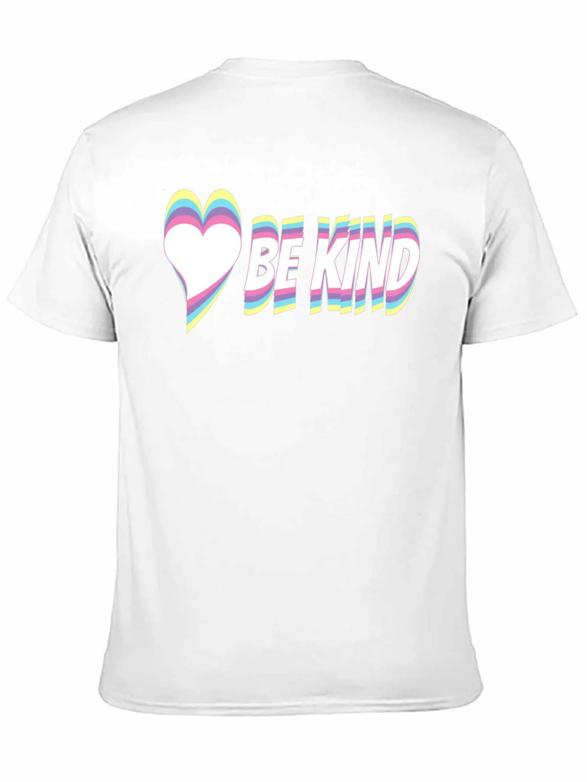 Be Kind Heart Graphic Tee - Black Casual T-Shirt product image 2