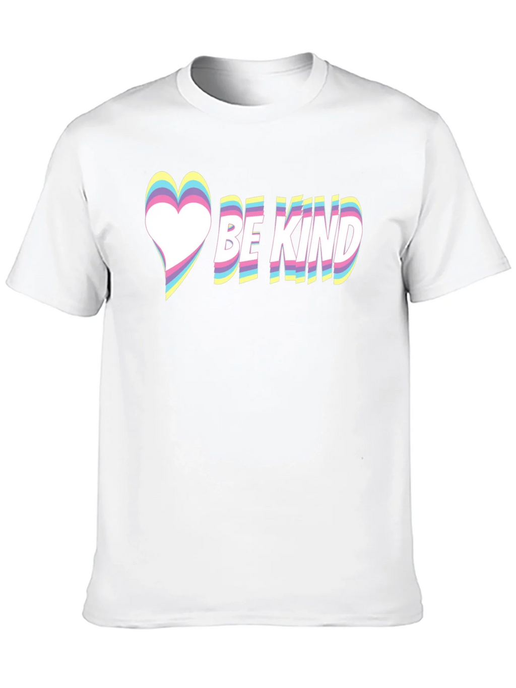 Be Kind Heart Graphic Tee - Black Casual T-Shirt product image 12