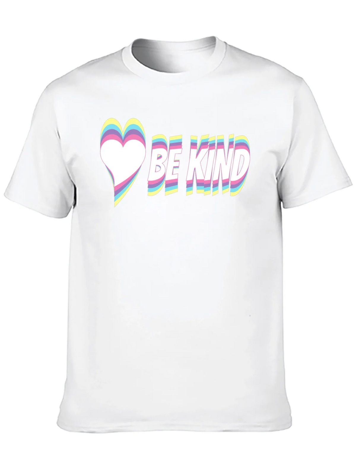 Be Kind Heart Graphic Tee - Black Casual T-Shirt product image 12