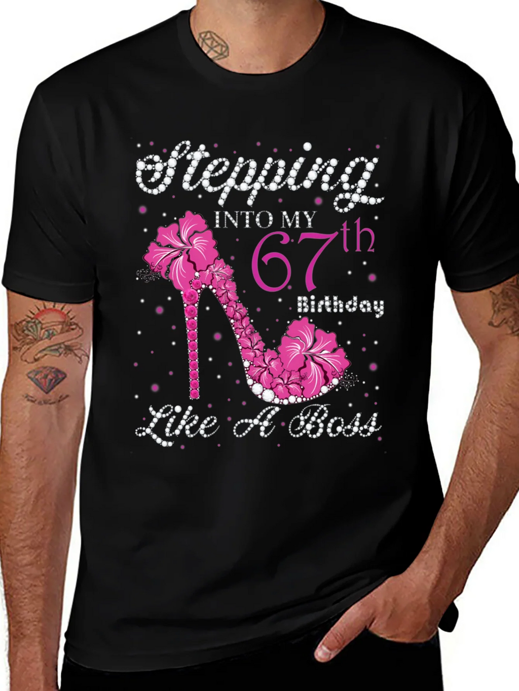 Stepping Into My 67th Birthday T-Shirt product image 1