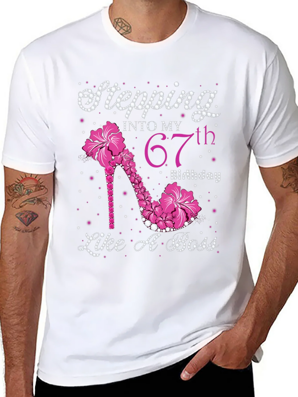 Stepping Into My 67th Birthday T-Shirt product image 10