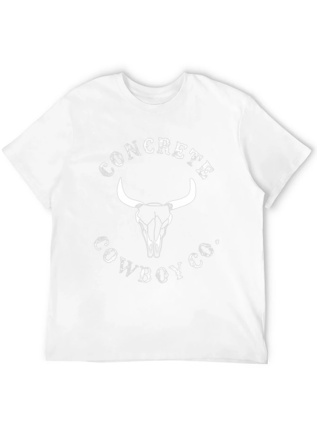 Concrete Cowboy Co. Graphic Tee - Bull Skull Design product image 3