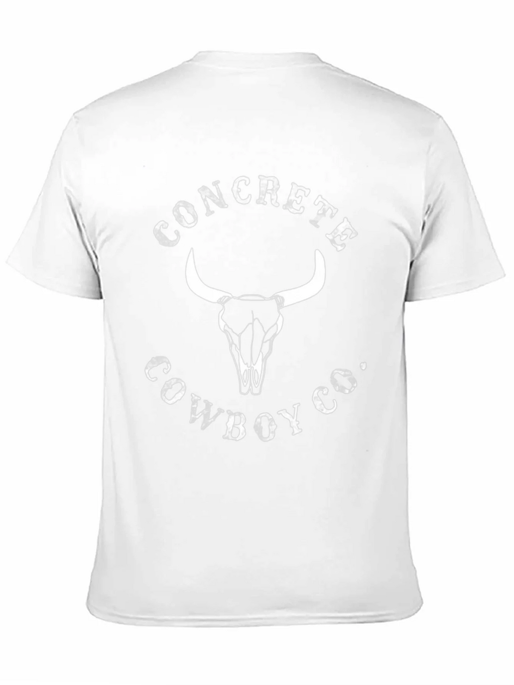 Concrete Cowboy Co. Graphic Tee - Bull Skull Design product image 2