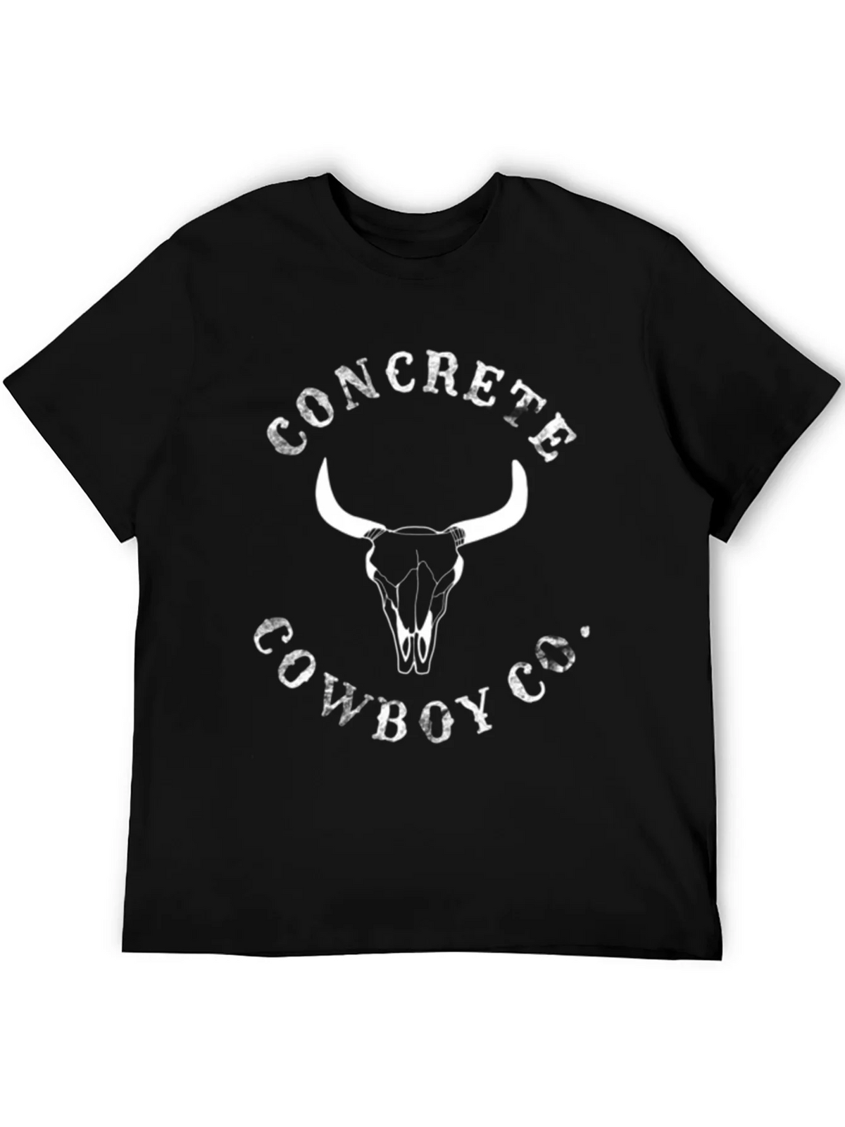 Concrete Cowboy Co. Graphic Tee - Bull Skull Design product image 8