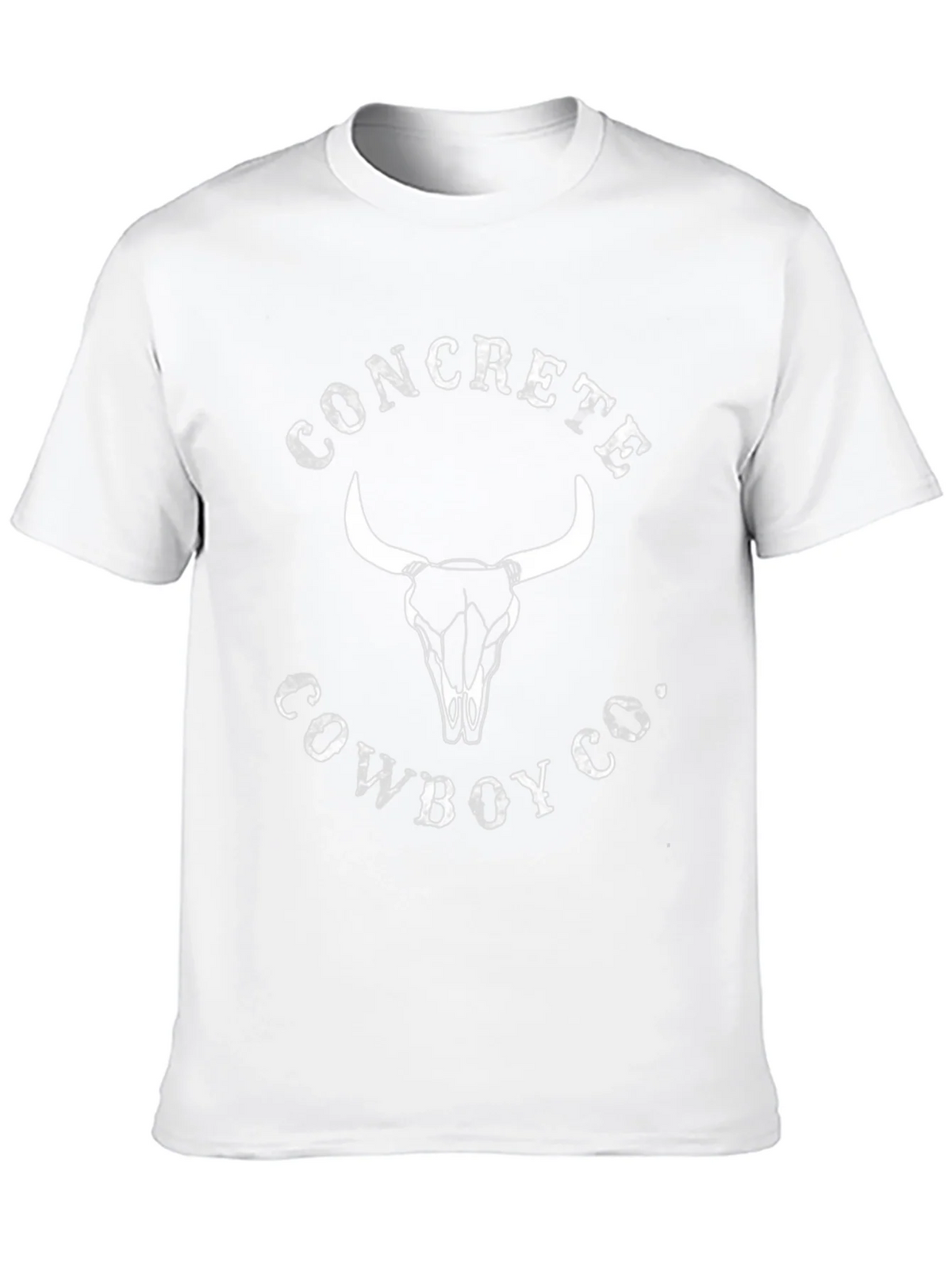 Concrete Cowboy Co. Graphic Tee - Bull Skull Design product image 12