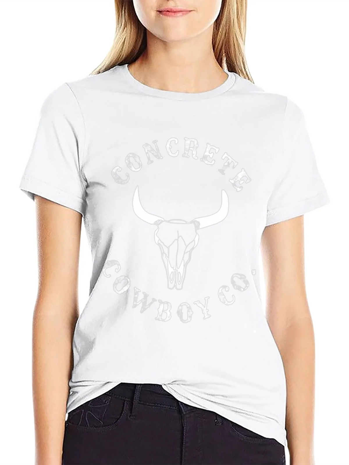 Concrete Cowboy Co. Graphic Tee - Bull Skull Design product image 11