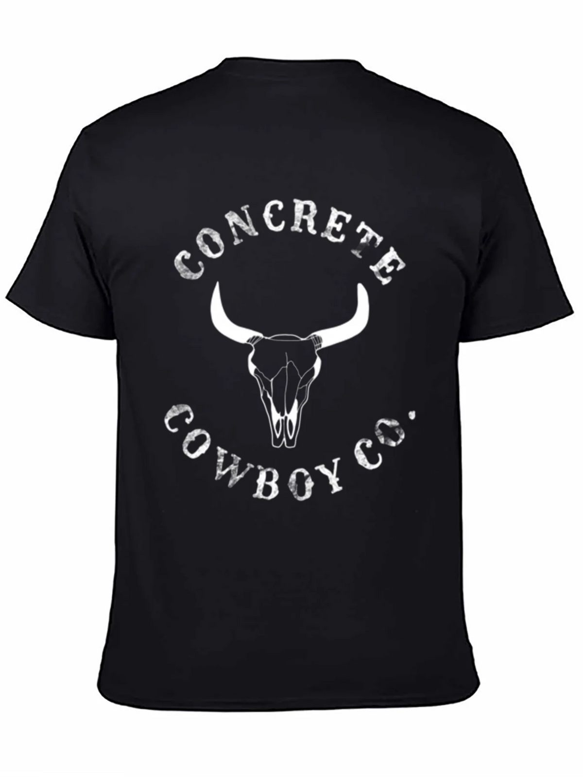 Concrete Cowboy Co. Graphic Tee - Bull Skull Design product image 7