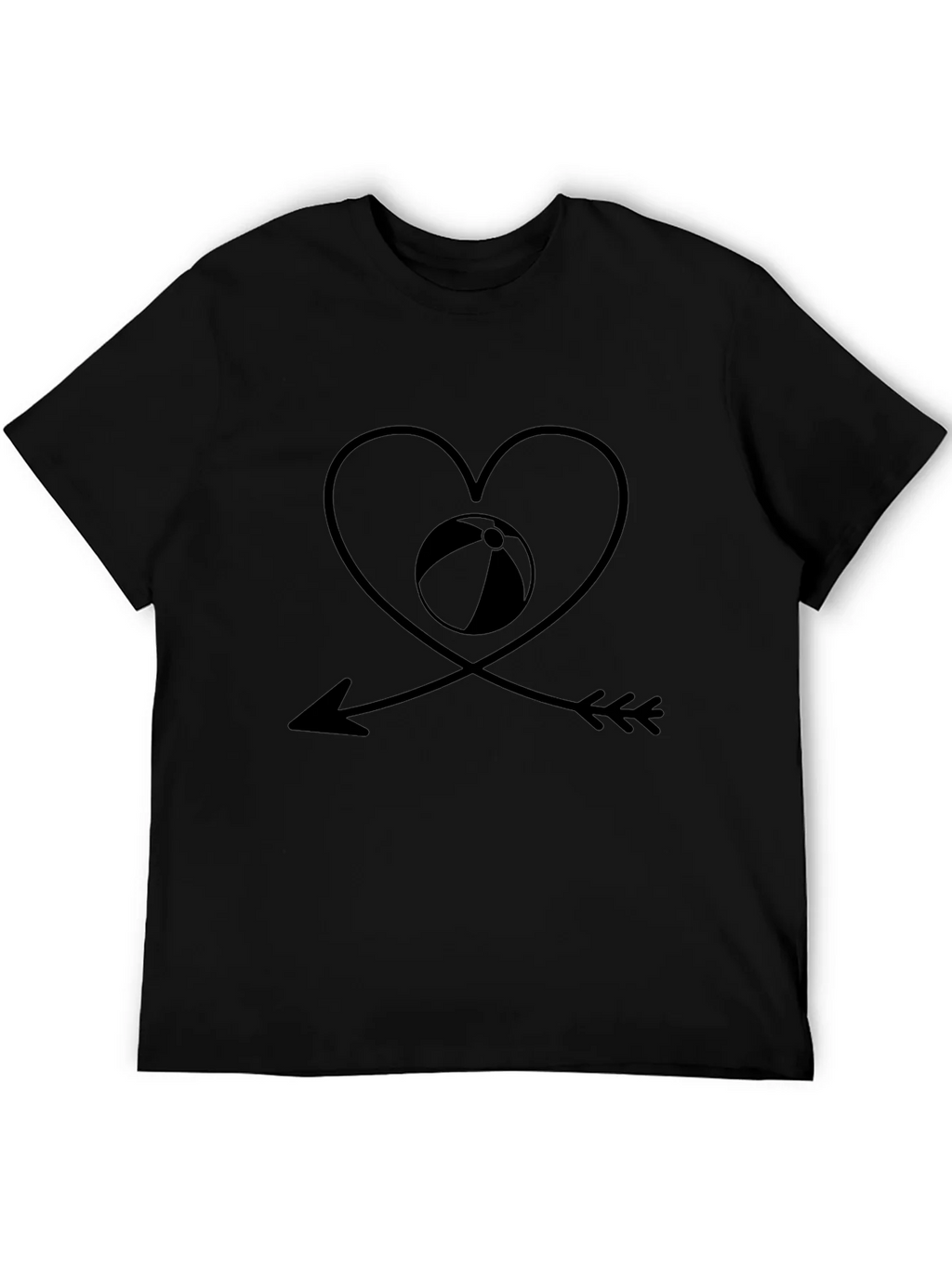 Beach Lover Black Graphic Tee product image 8