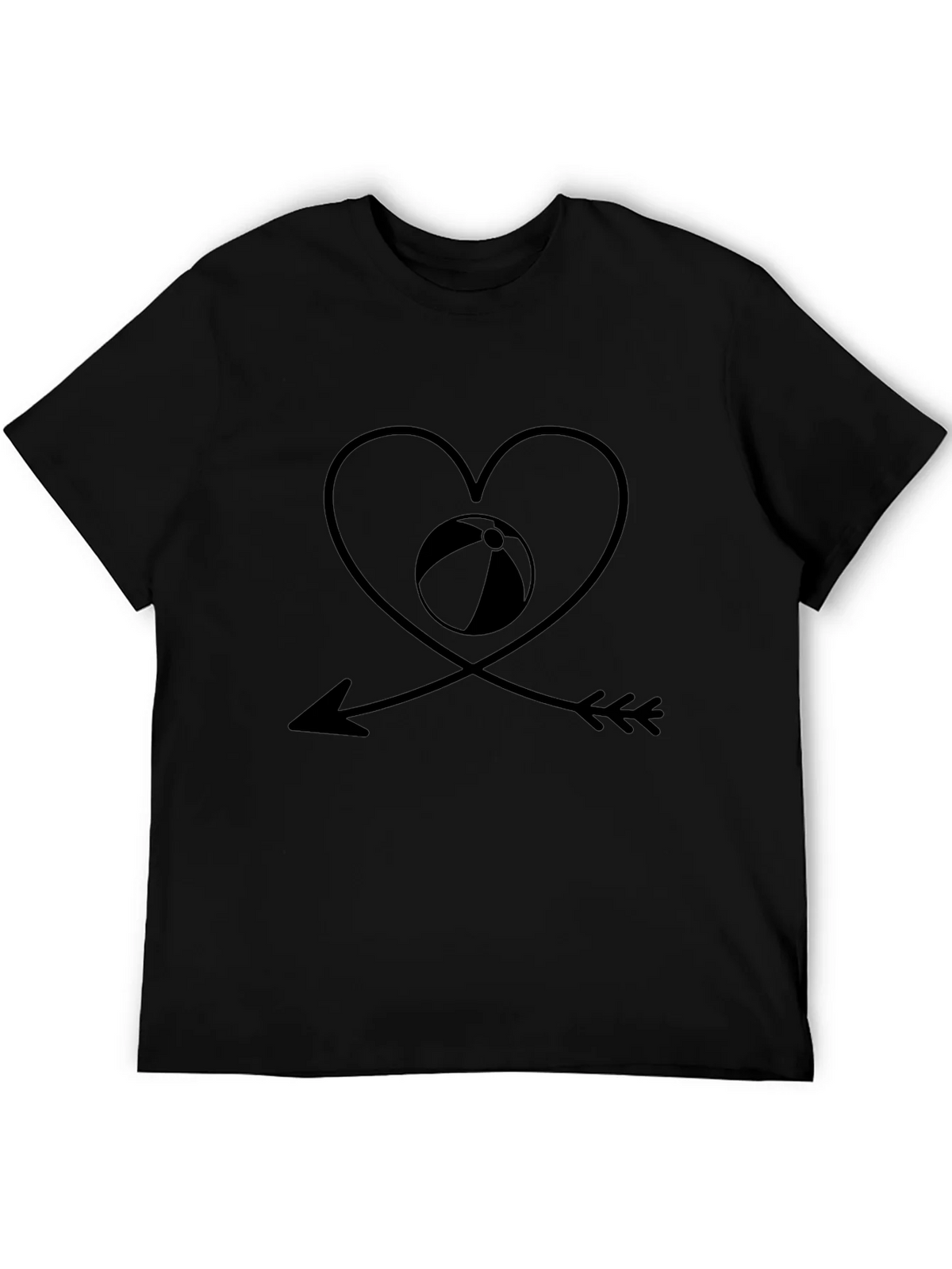 Beach Lover Black Graphic Tee product image 8