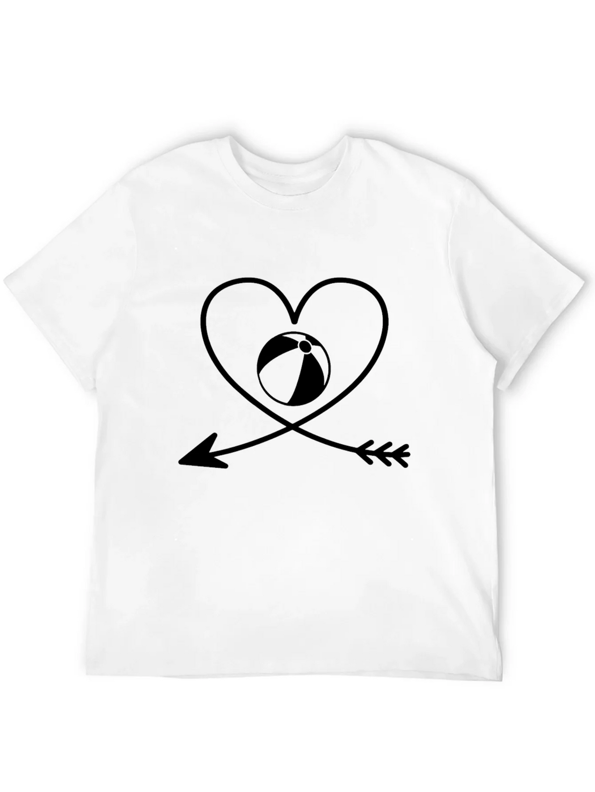 Beach Lover Black Graphic Tee product image 3