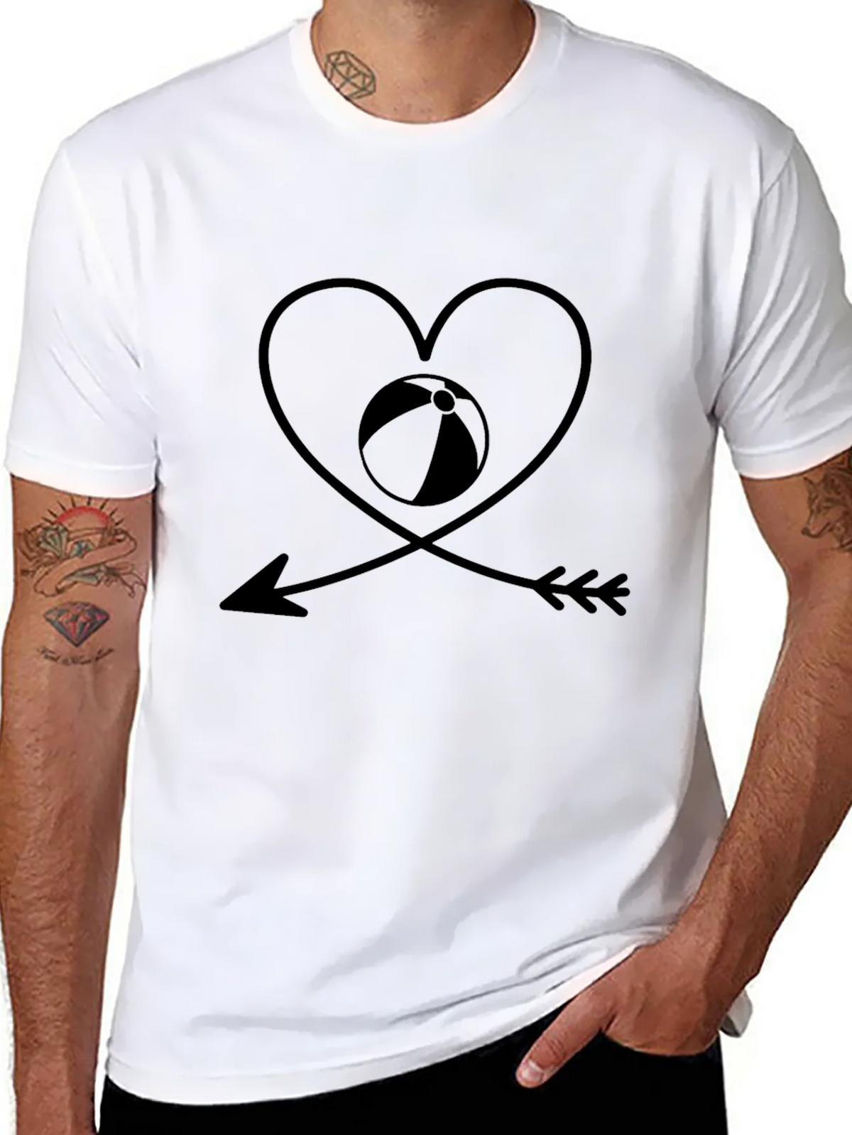 Beach Lover Black Graphic Tee product image 10