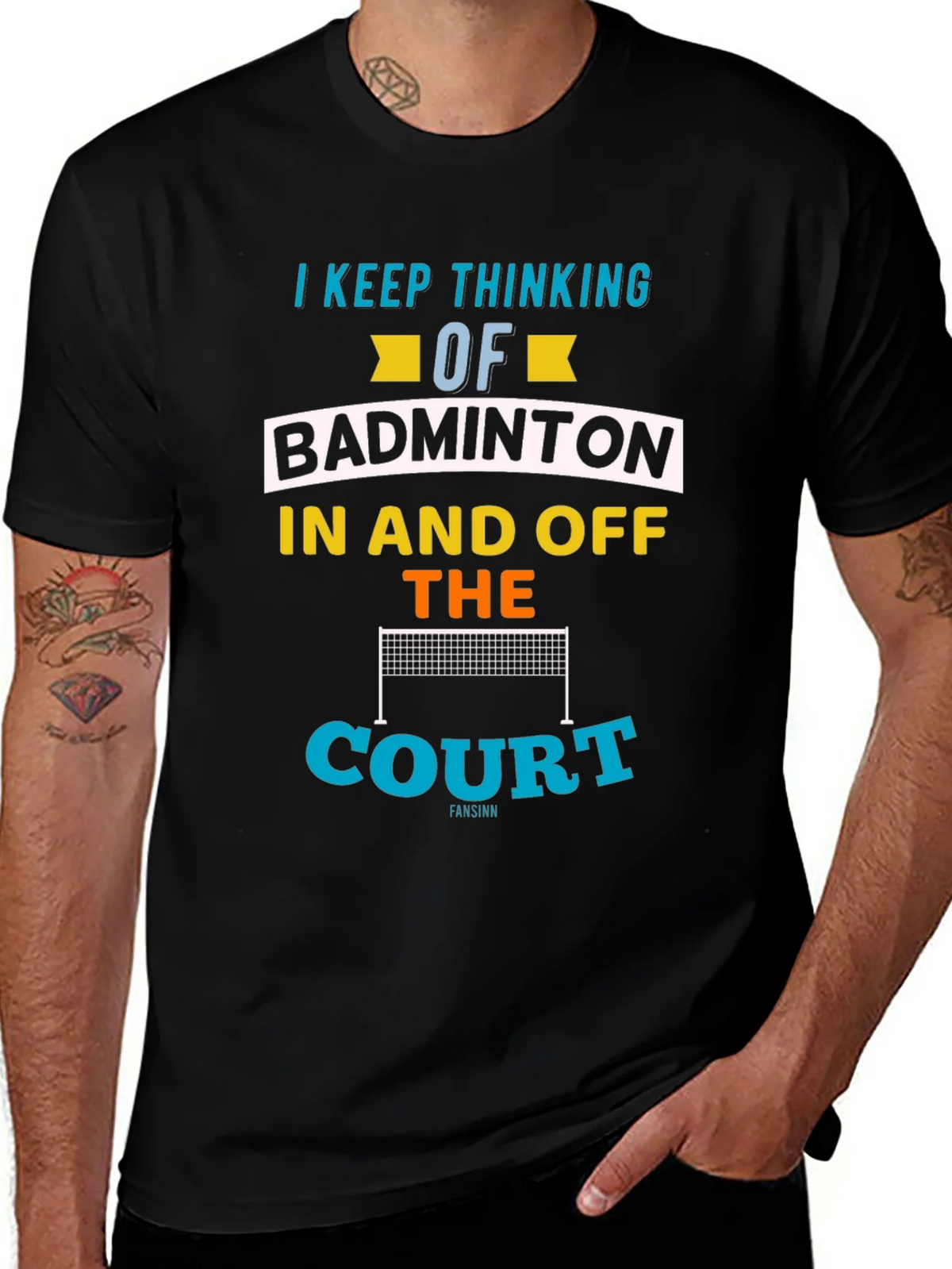 Badminton Obsessed T-Shirt - Think of On and Off Court product image 1