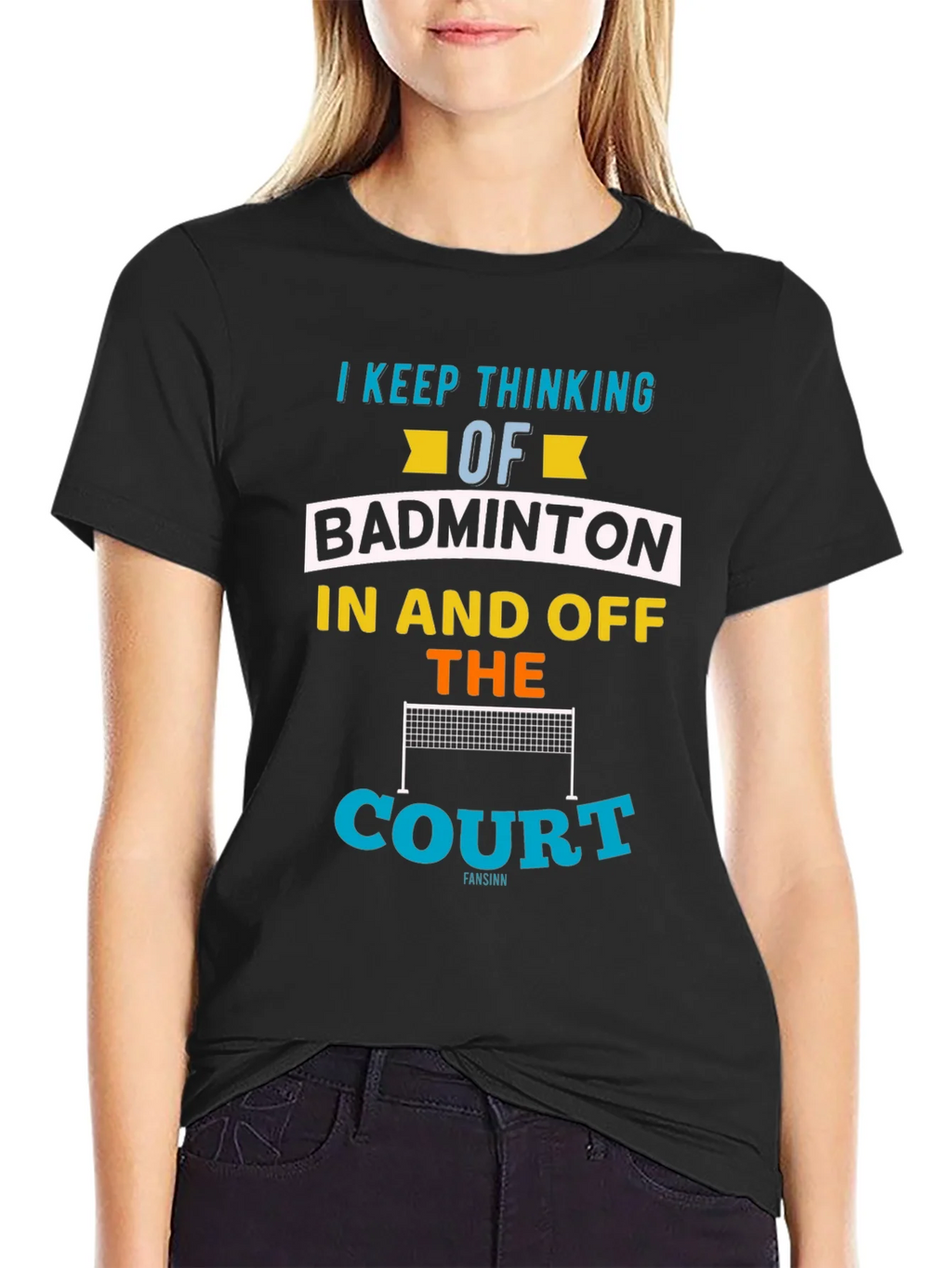 Badminton Obsessed T-Shirt - Think of On and Off Court product image 5