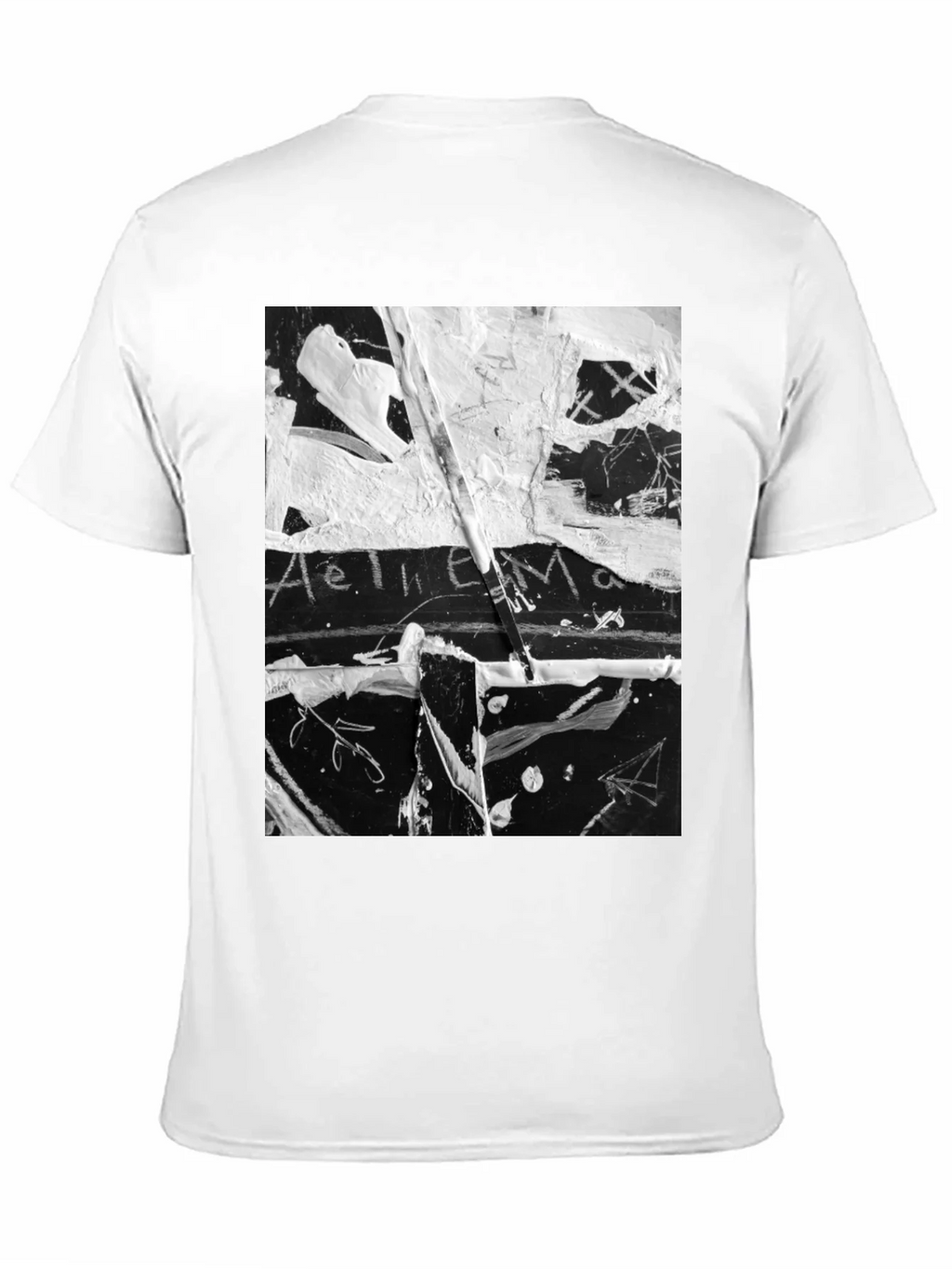 Abstract Art Black T-Shirt: Unique Graphic Tee product image 2