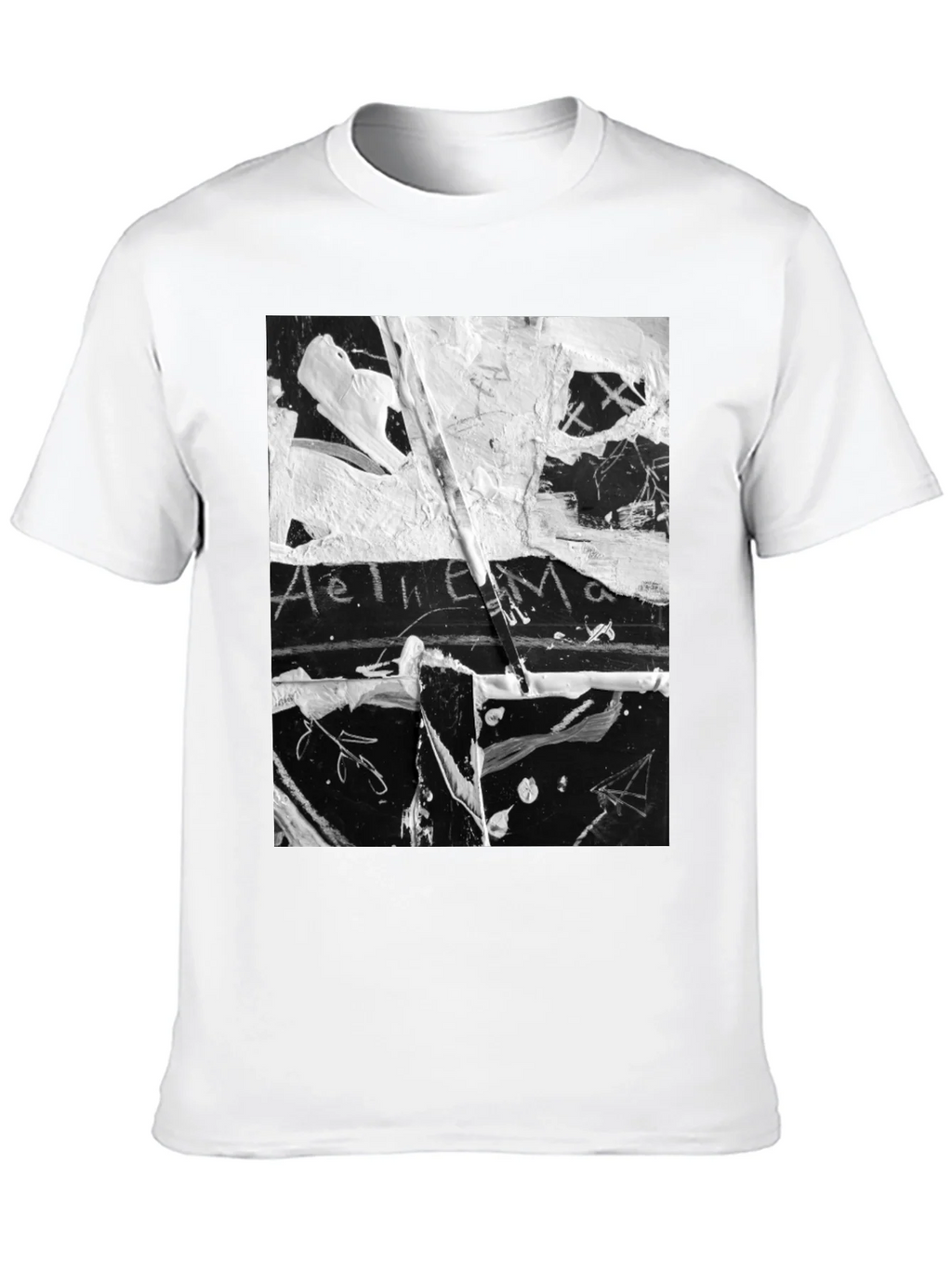 Abstract Art Black T-Shirt: Unique Graphic Tee product image 12