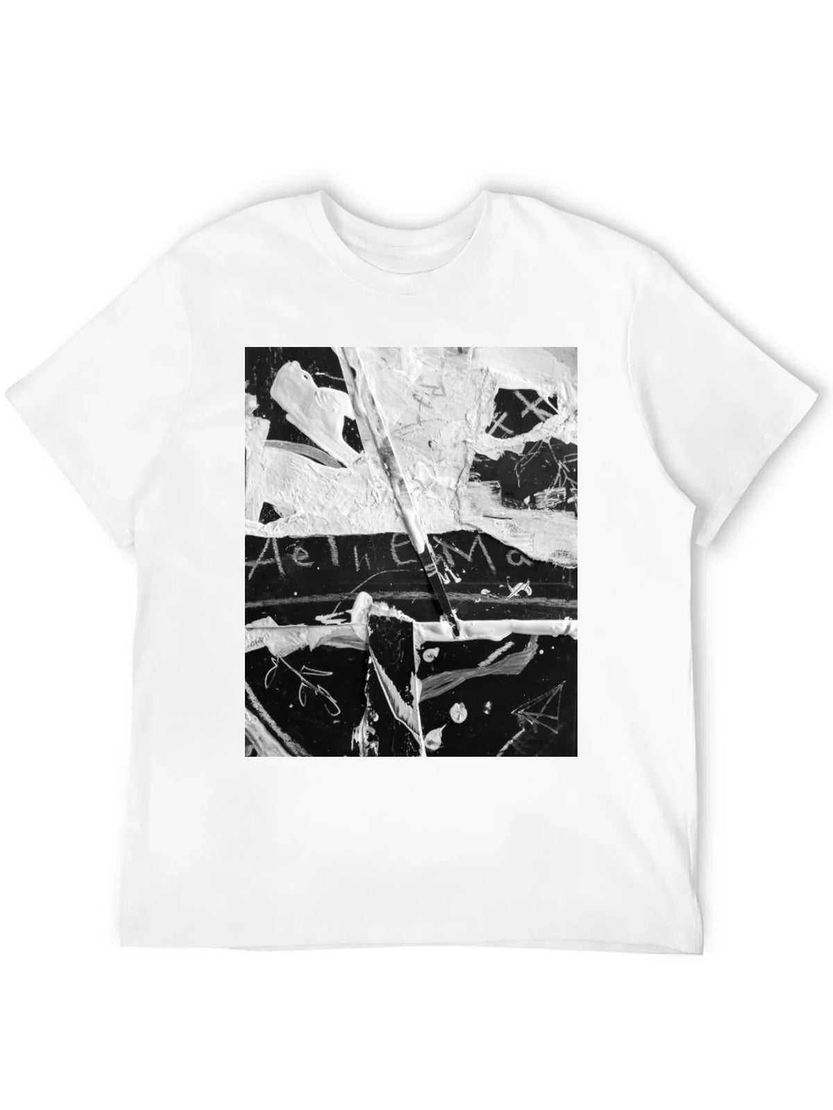 Abstract Art Black T-Shirt: Unique Graphic Tee product image 3
