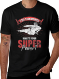 I Do Taekwondo Whats Your Super Power Black T-Shirt product image 1