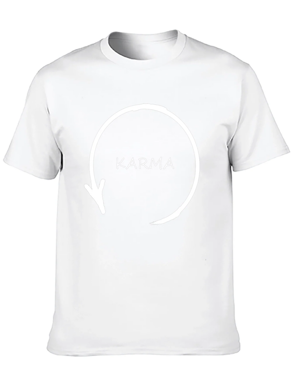 Karma Arrow Circle T-Shirt - Black Graphic Tee product image 12