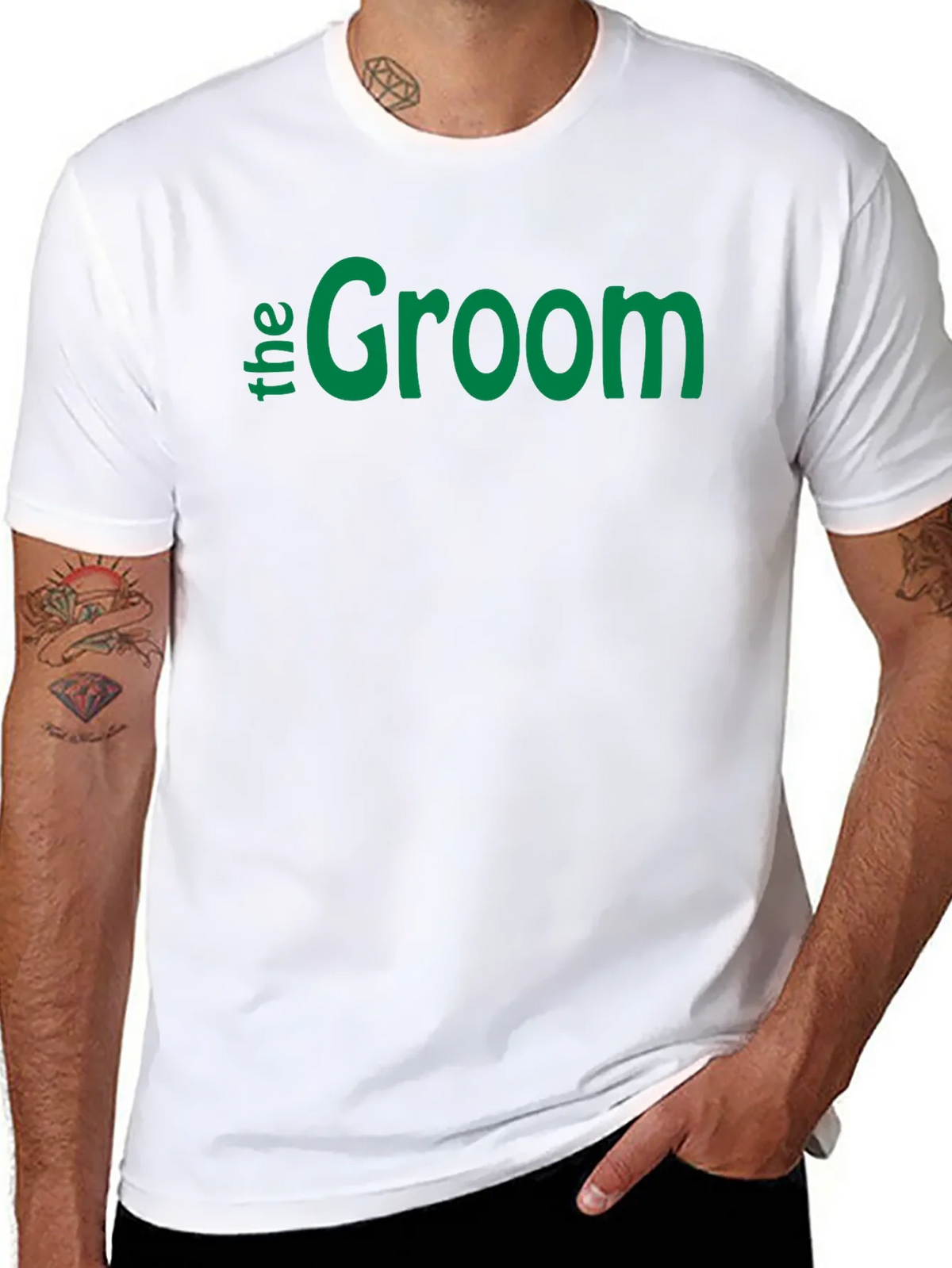 The Groom Wedding T-Shirt - Black product image 10