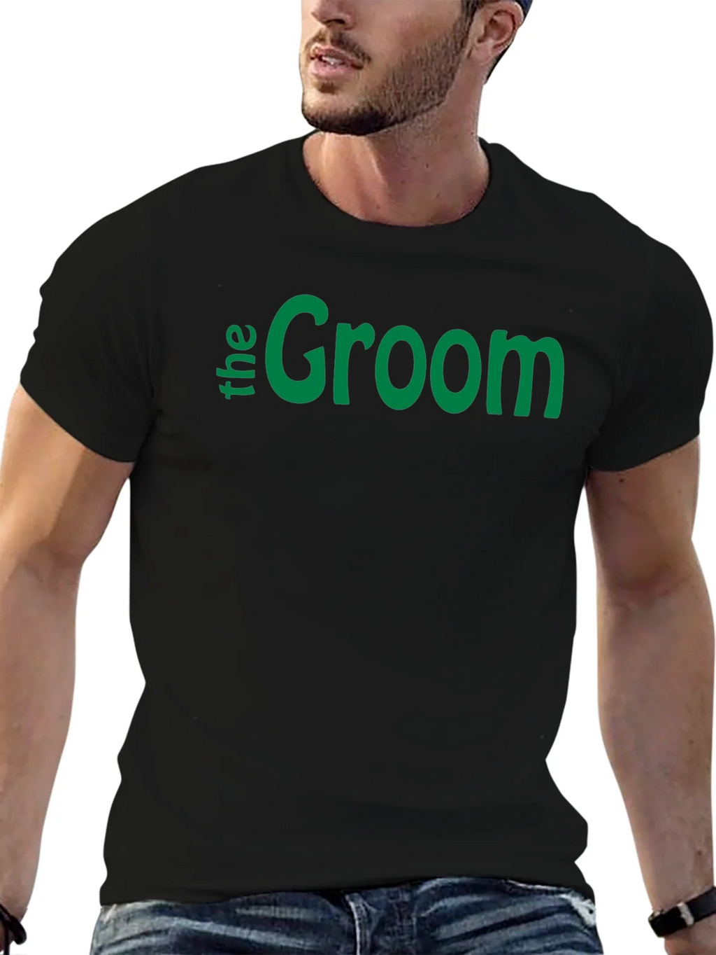 The Groom Wedding T-Shirt - Black product image 9