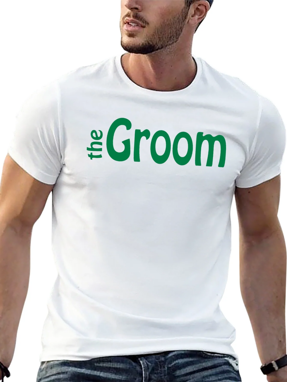 The Groom Wedding T-Shirt - Black product image 4
