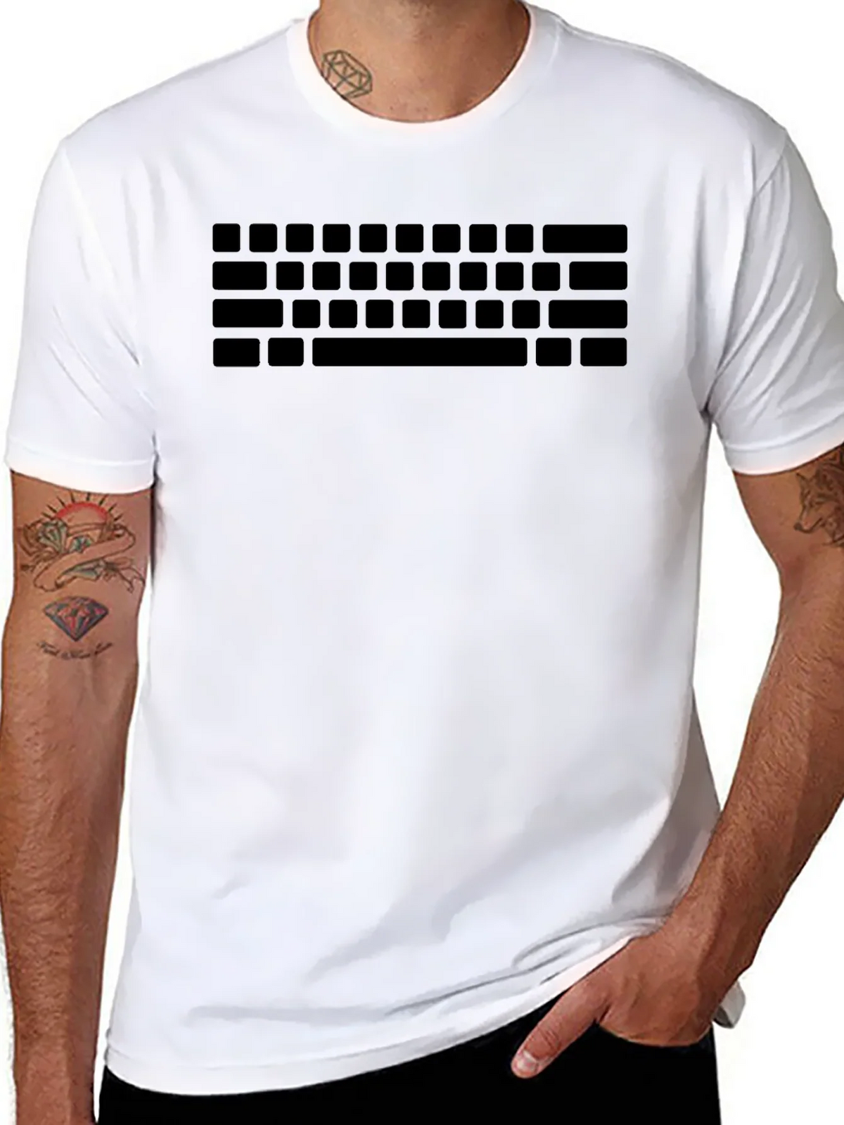 Keyboard Print T-Shirt - Gamer Style Tee product image 7