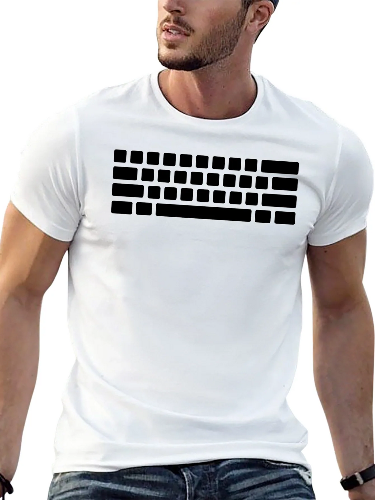 Keyboard Print T-Shirt - Gamer Style Tee product image 12