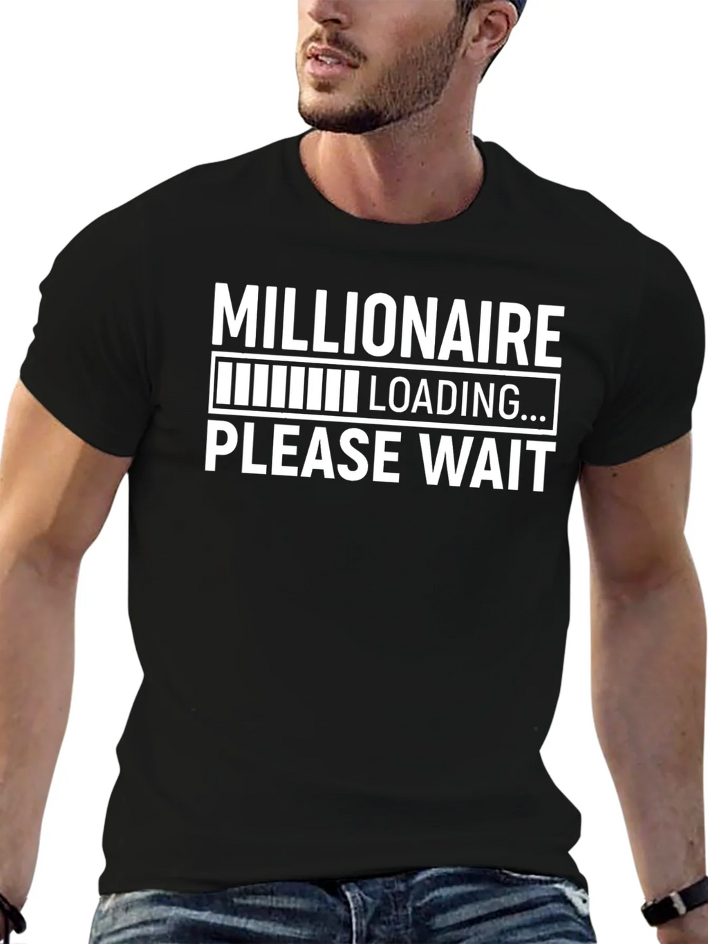 Millionaire Loading T-Shirt - Funny Graphic Tee product image 9