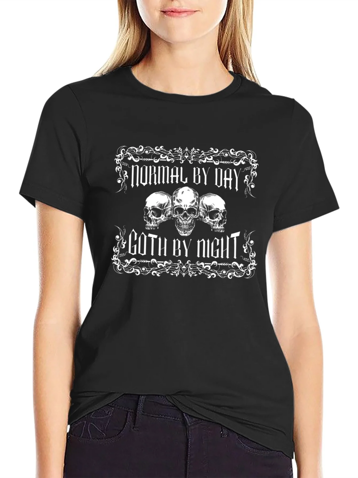 Normal by Day Goth by Night T-Shirt product image 5